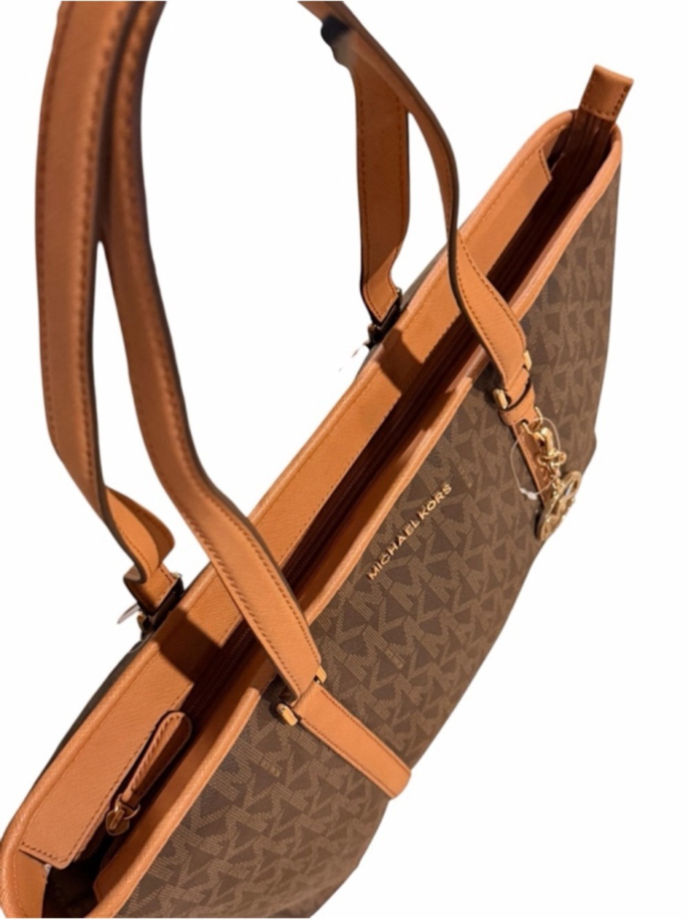 Michael Kors Large Sady Tote Brown Acorn NWT - Picture 8 of 15